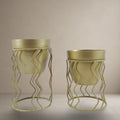 Gilded Ripple Planter