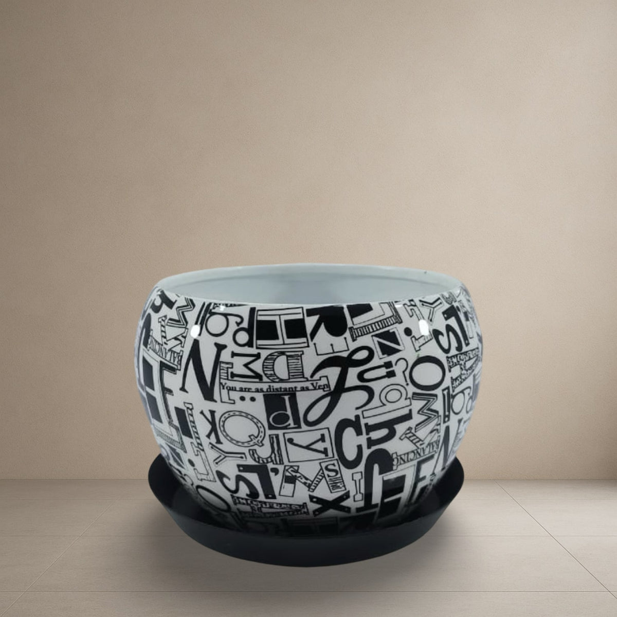 typo plant pot Typo Art Planter – Pots Theory