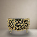 Gilded Lattice Planter