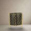 Gilded Mesh Planter