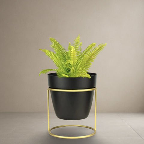 Obsidian Circle Planter
