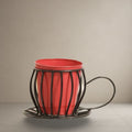 Crimson Teacup Planter